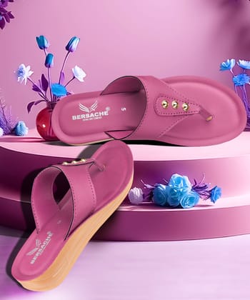 Bersache Extra Soft Classic Casual with Back Strap Regular wear with Ultra Soft & Flexibility Technology Slipper for Women's