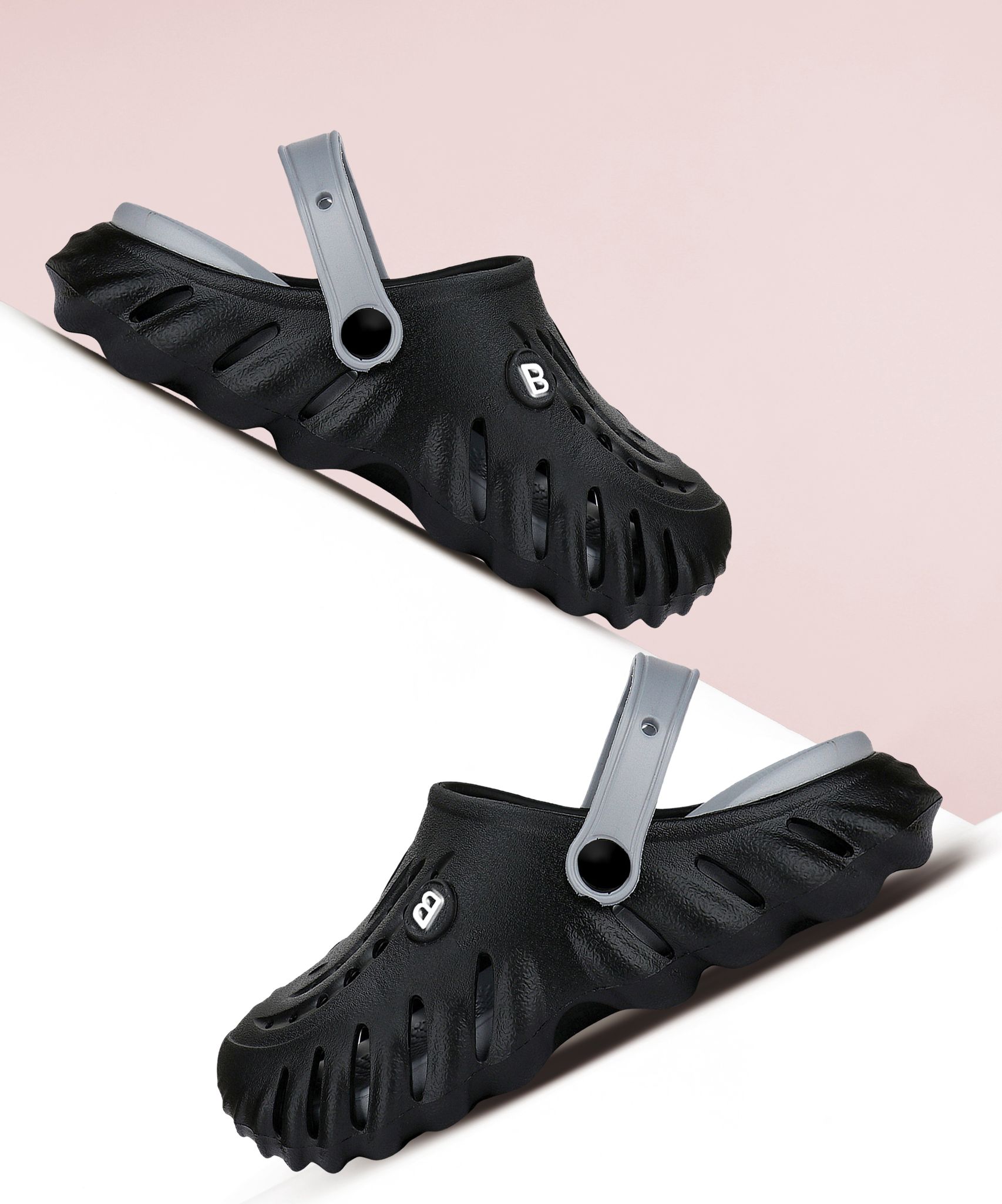 Bersache Extra Soft Classic Casual with Back Strap Regular wear with Ultra Soft & Flexibility Technology Clog for Men's