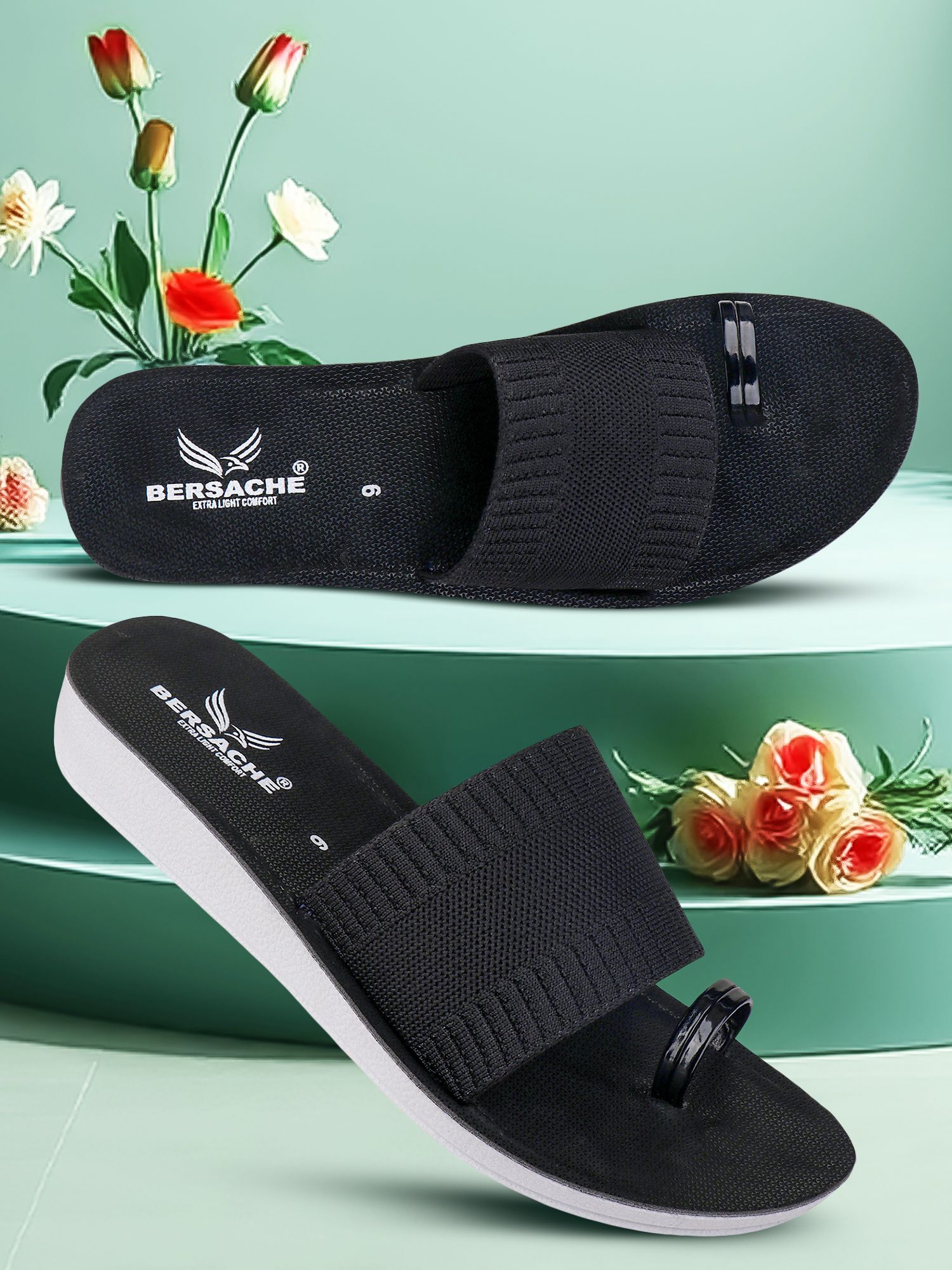 Bersache Extra Soft Classic Casual with Back Strap Regular wear with Ultra Soft & Flexibility Technology Sandal for Women's