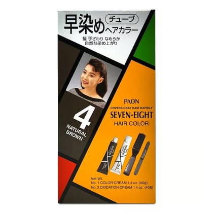 PAON Natural Black Hair Color Refill No. 4 – Long-lasting, Vibrant Hair Dye