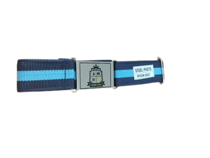 Steel Photo Nylon Belt with Custom Logo Buckle