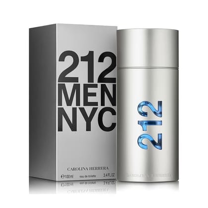 Carolina Herrera 212 NYC Men Eau De Toilette 100ml – Fresh, Spicy, and Woody Fragrance for Him