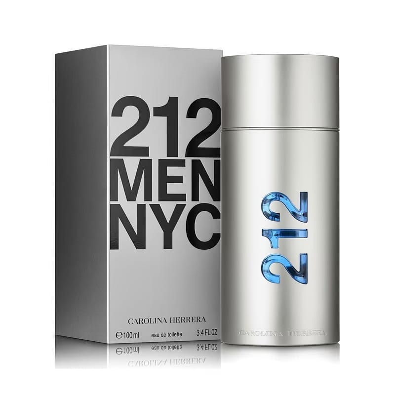 Carolina Herrera 212 NYC Men Eau De Toilette 100ml – Fresh, Spicy, and Woody Fragrance for Him