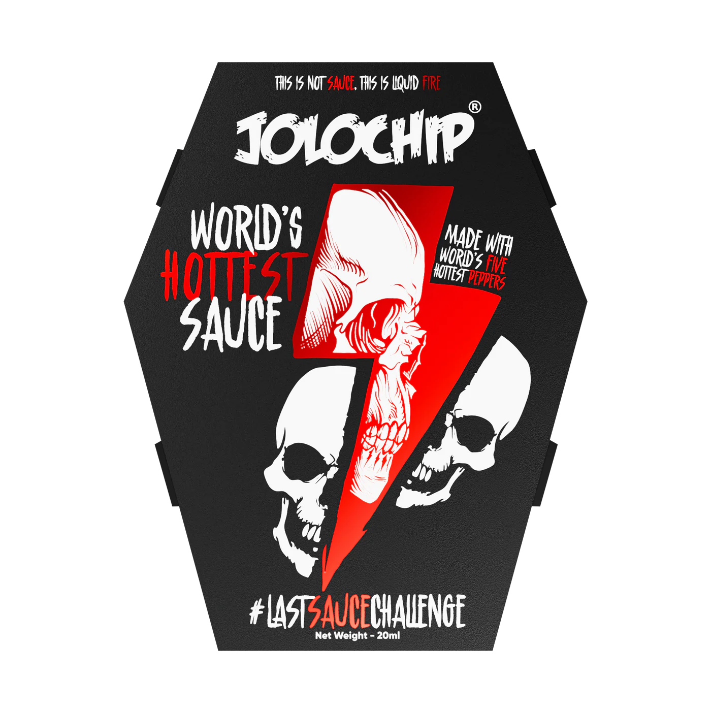 JOLOCHIP World's Hottest Sauce | Made with World hottest Peppers | 2.48 Million SHU | 20 ml