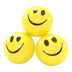 Yellow Smiley Face Stress Ball pack of 3 Yellow Smiley Face Stress Ball pack of 3