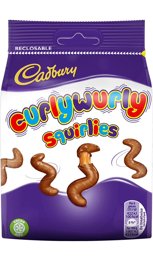 Cadbury Curly Wurly Squirlies, 95 gm