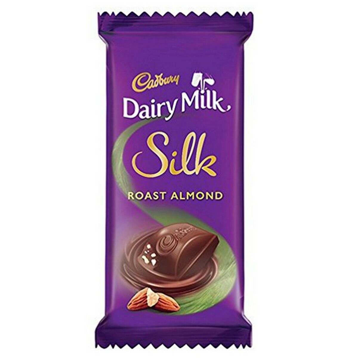 Cadbury Dairy Milk Silk Roast Almond, 55 gm