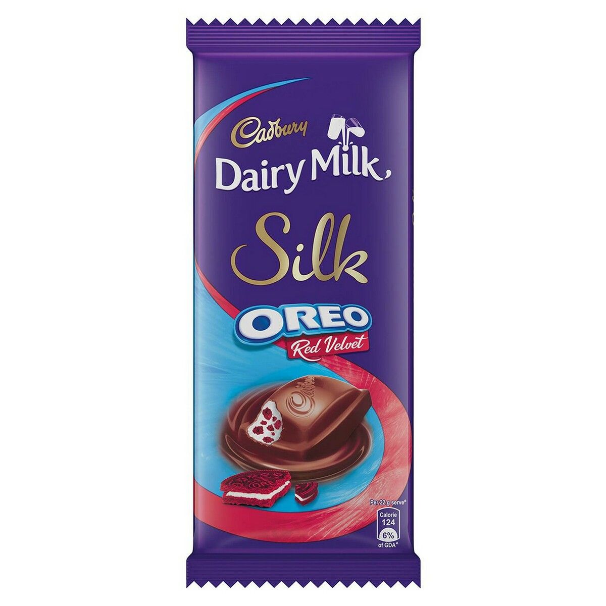 Cadbury Silk Oreo Red Velvet, 130 gm