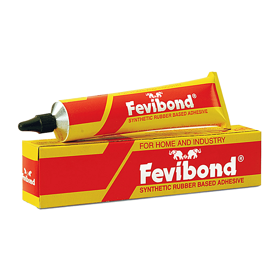 Fevibond Synthetic Rubber Based Adhesive - For Sticking Leather, Rexine, Canvas & Cork, 25 Ml