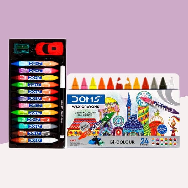 Doms Bi-Colour Crayons