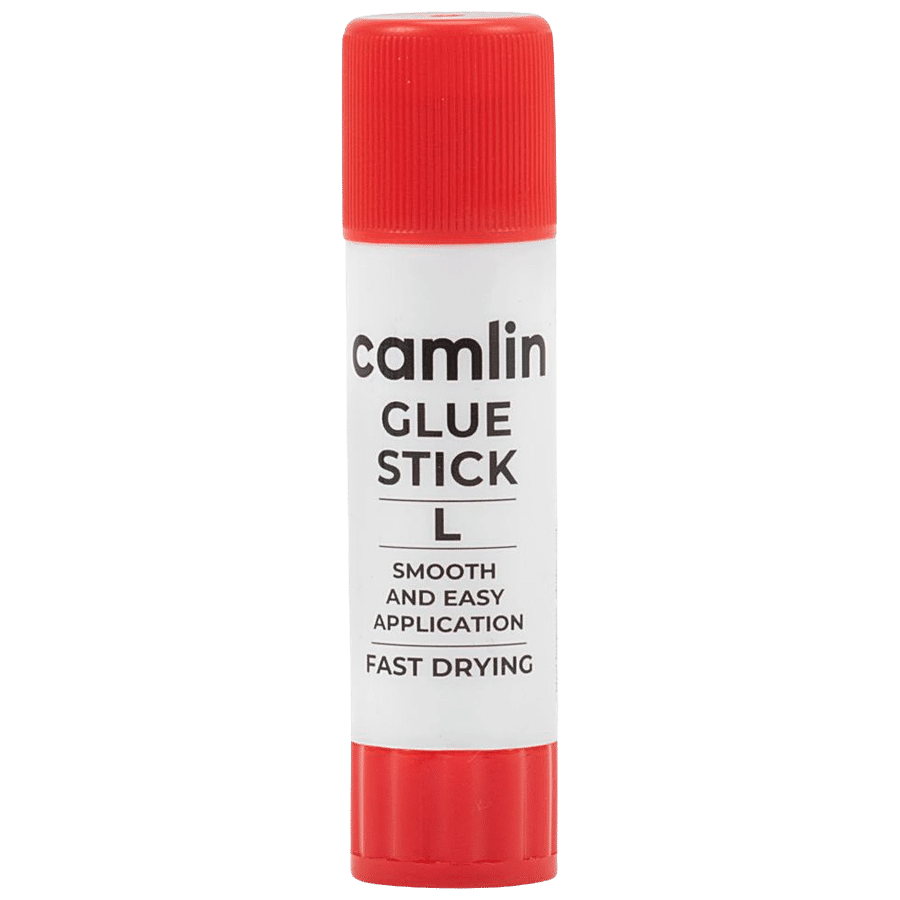 Camlin Glue Stick - Smooth & Easy Application, Fast Drying, Large, 15 G