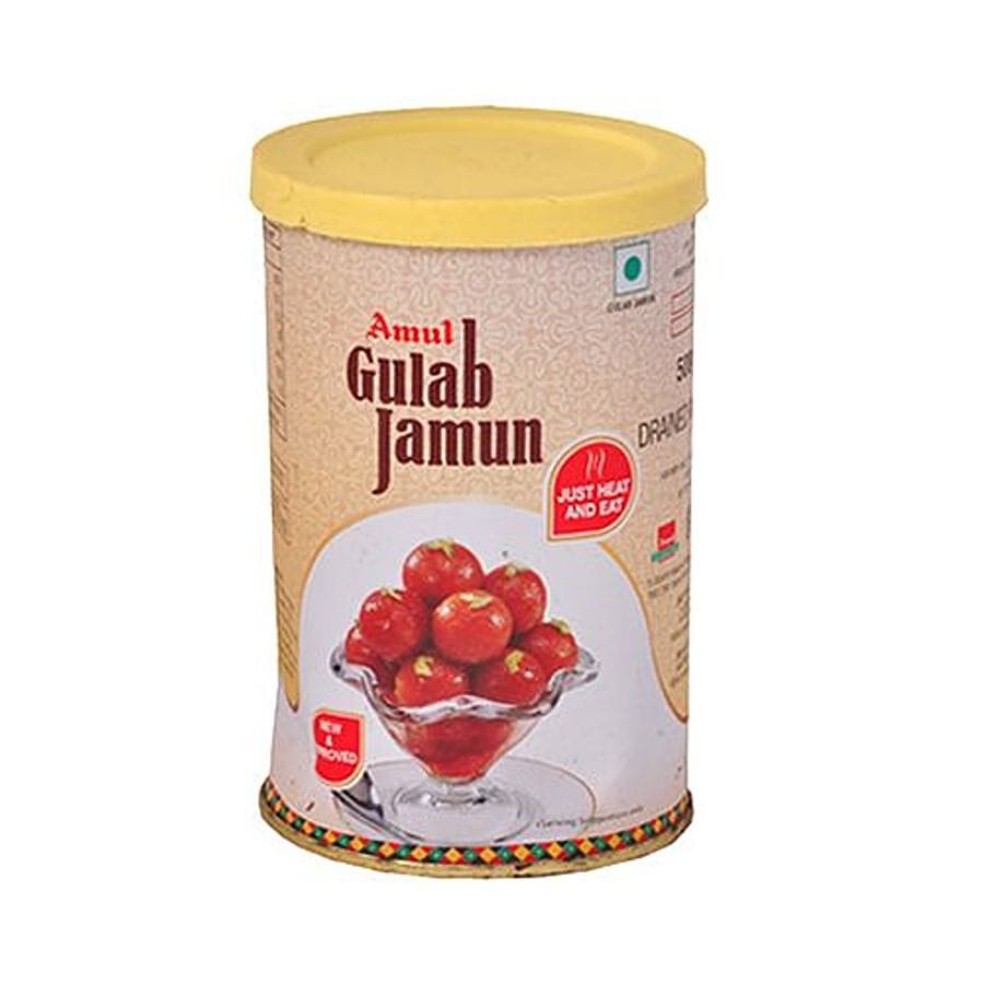 Amul Mithae Gulab Jamun, 500 G Tin