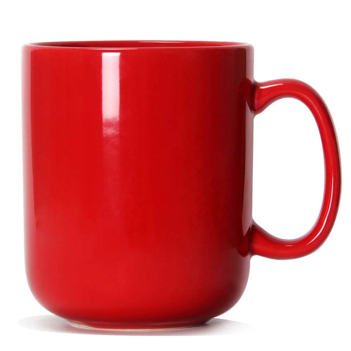 Red Ceramic Mug with Handle