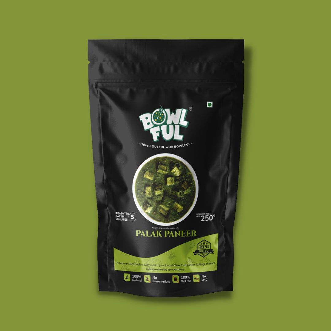 Bowlful Ready To Eat Palak Paneer 50 Gm