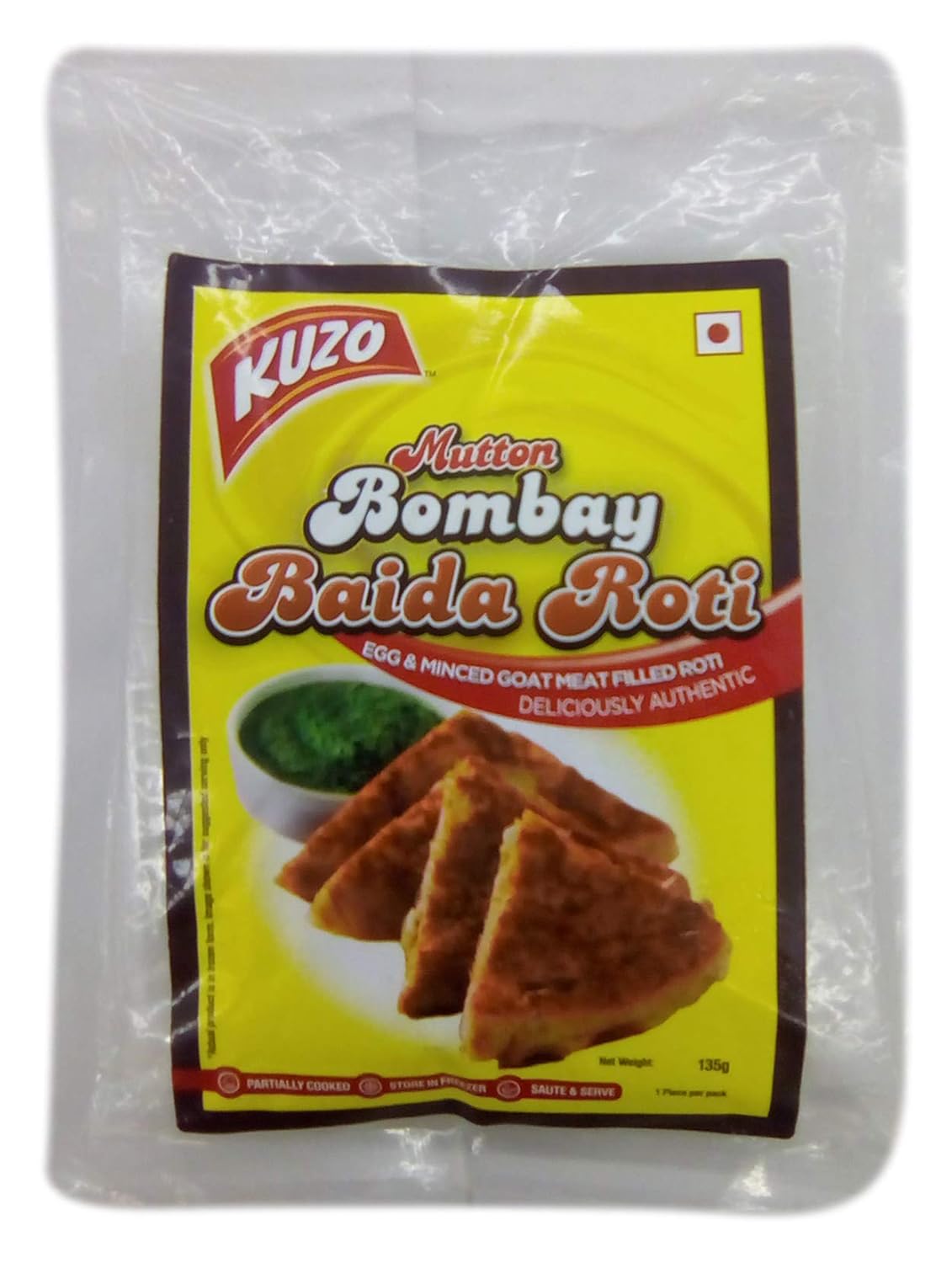 Kuzo Bombay Baida Roti - Mutton, 135g