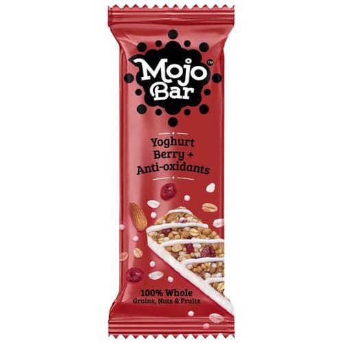 Mojo Bar Healthy Snack - Yoghurt Berry + Anti-Oxidants, 32 G