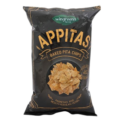 Appitas Chips - Pita, Parmesan And Mediterranean, 150 G