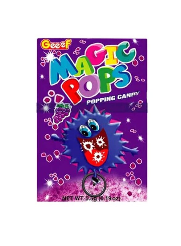 Geef Magic Pops Grape Flavoured Candy, 5.5 gm