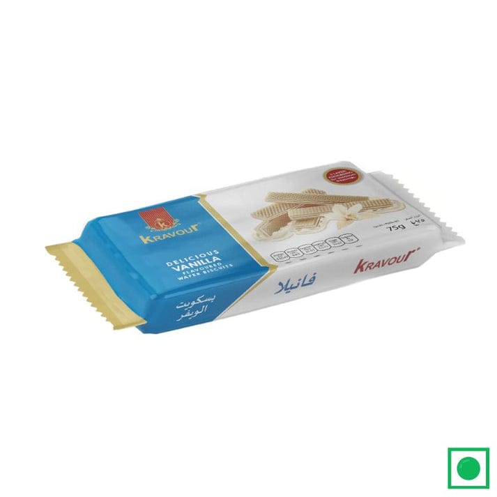 Kravour Vanilla Wafer, 60 gm