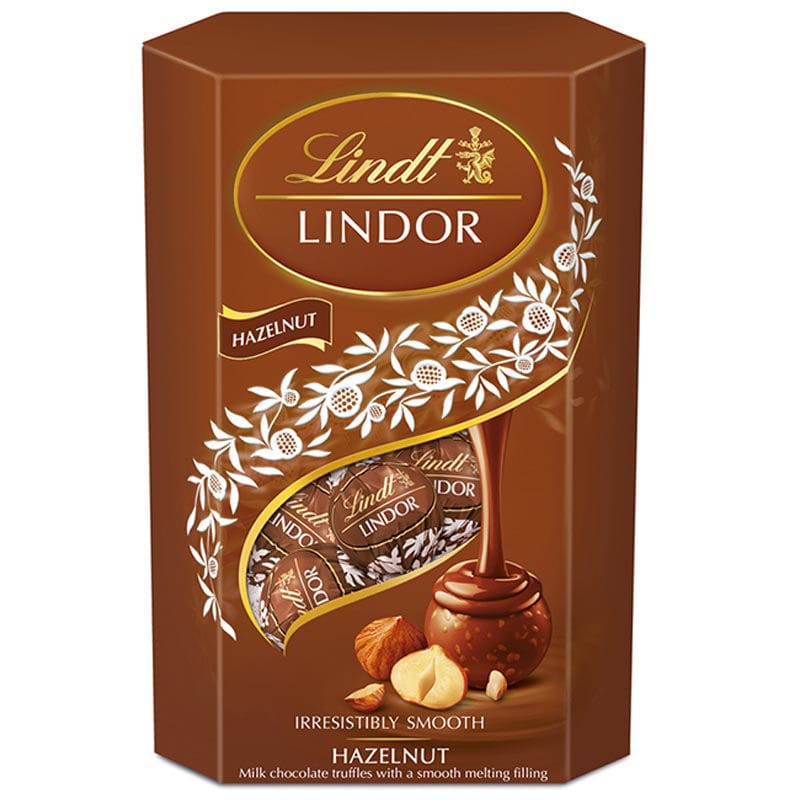 Lindt Lindor Cornet Hazelnut Chocolate, 200 gm