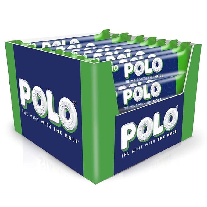 Polo The Mint with the Hole Pressed Sugar Confectionery Halal, 24 gm