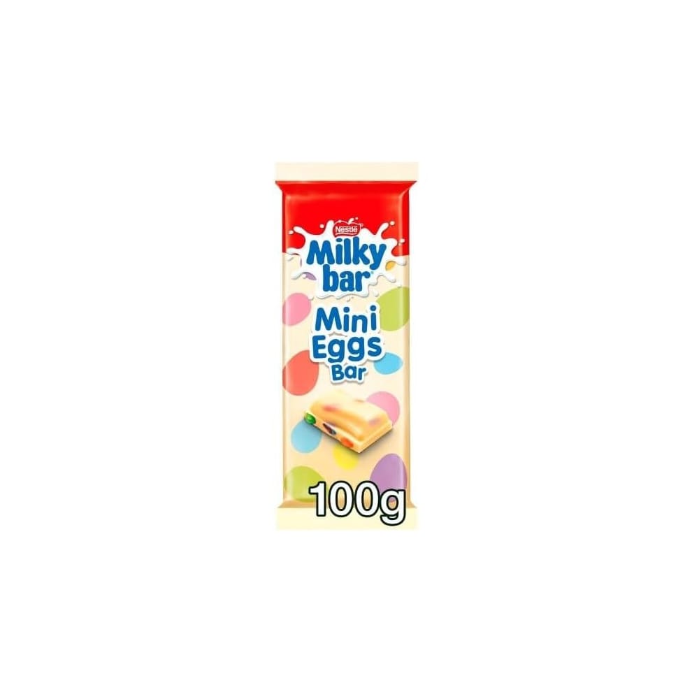Milkybar Mini Eggs White Chocolate Bar, 100 gm