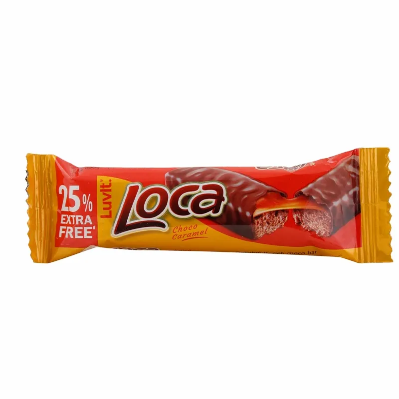 Luvit Loca Choco Caramel Choco Bar, 20 gm