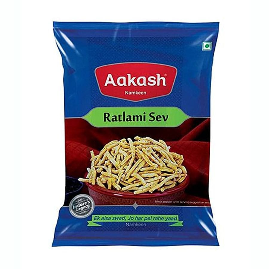 Aakash Ratlami Sev Namkeen, 900 g