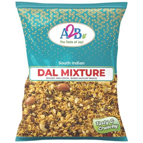 A2B Dhal Mixture - Cereal & Pulses Based Savoury Snack, 200 G