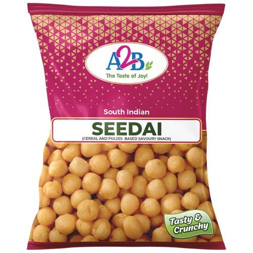 A2B Seedai - Cereal & Pulses Based Savoury Snack, 200 G