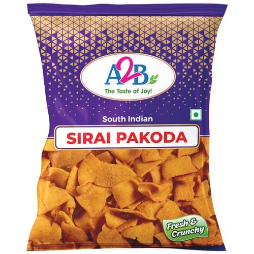 A2B Sirai Pakoda - Cereal & Pulses Based Savoury Snack, 100 G