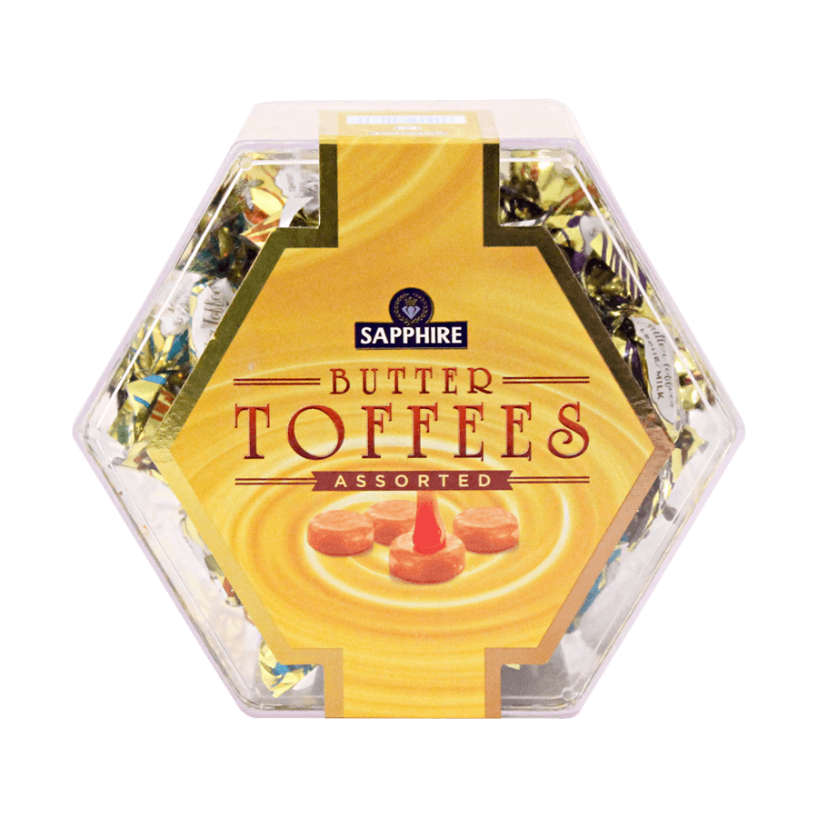 Sapphire Butter Toffee Assorted - Chocolate, Caramel, Coconut, Milk 250G