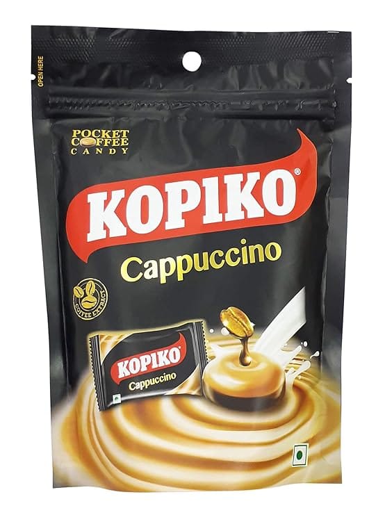 Kopiko Cappuccino Coffee Candy, 87.5G Pouch