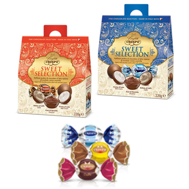 Crispo Gift Box - Sweet Selection - Assorted Pralines, 220 gm
