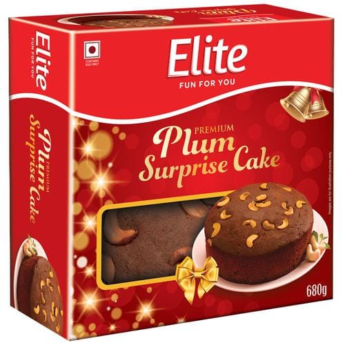 Elite Plum Surprise Cake, 680 G Box