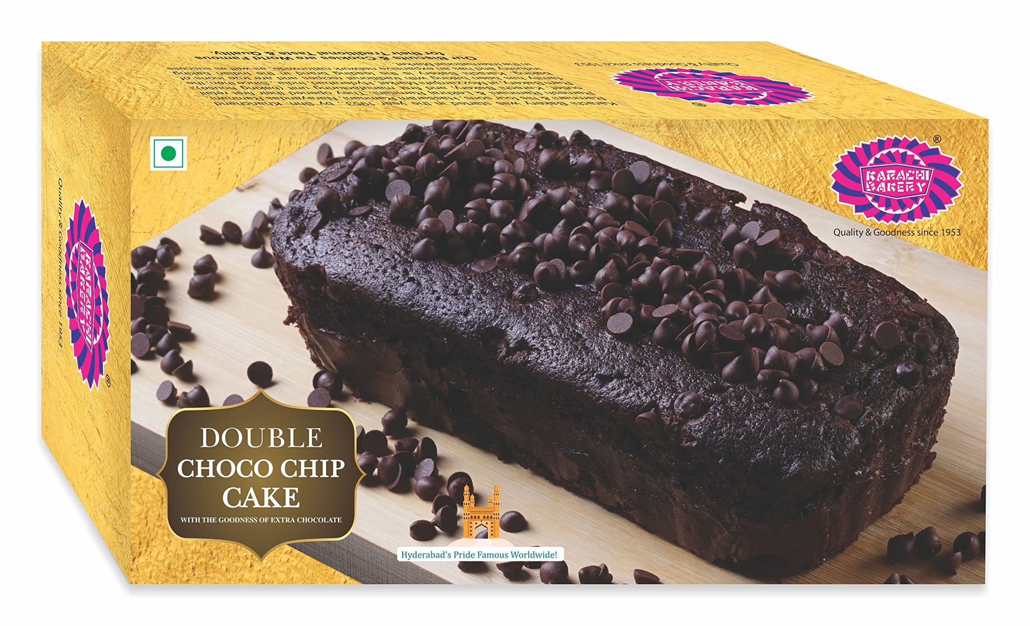 Karachi Bakery Double Chocochip Cake, 200Gram