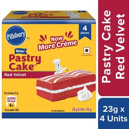 Pillsbury Pastry Cake Red Velvet, 92 G