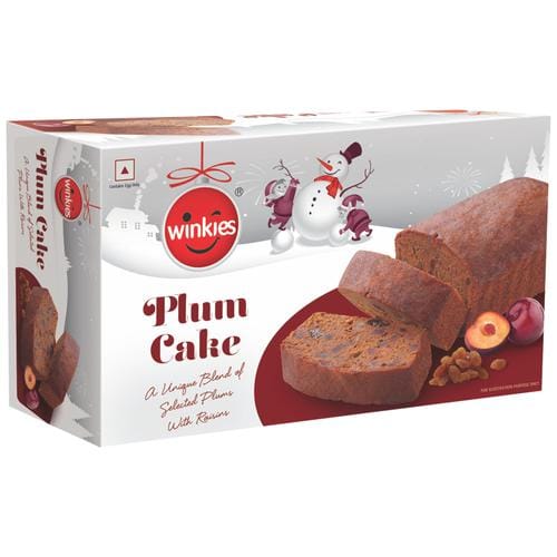 Winkies Plum Cake With Raisins, Premium Quality, 450 G