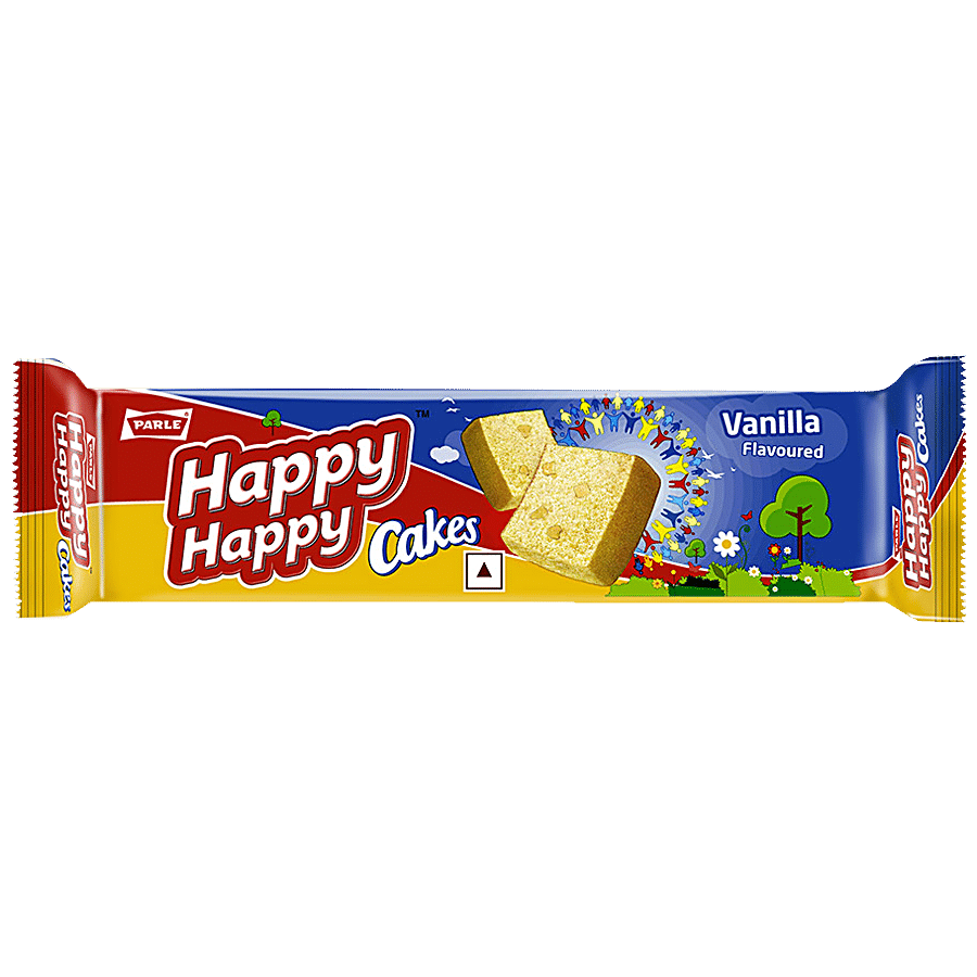Parle Happy Happy Egg Cake, Vanilla, 35 G Pouch