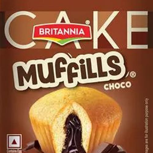 Britannia Choco Vanilla Muffills Cake, 15G