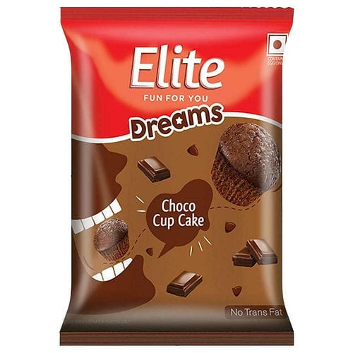 Elite Cup Cake Choco, 90G (Pack Of 4)