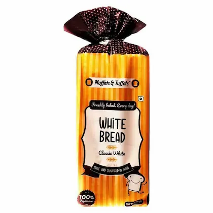 Muffets And Tuffets White Bread, 400G