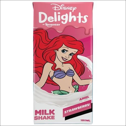 Keventer Delights Strawberry Milkshake, 180 Ml