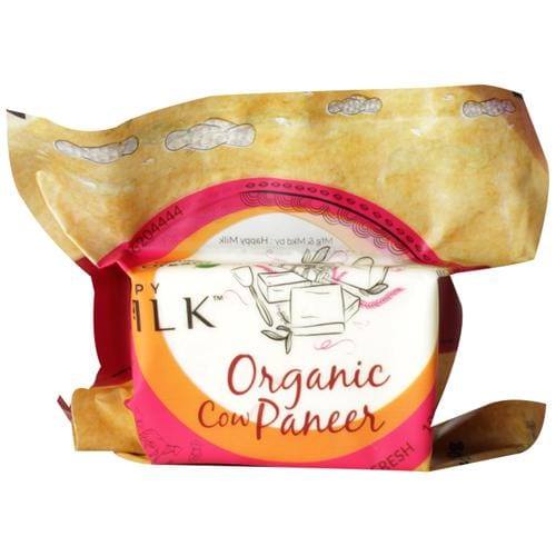 Happy Milk Organic Paneer, 200 G Vaccum Pouch