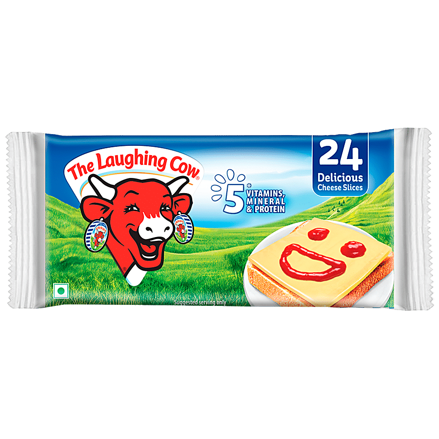 The Laughing Cow Cheese Slices, 408 G (24 Slices)