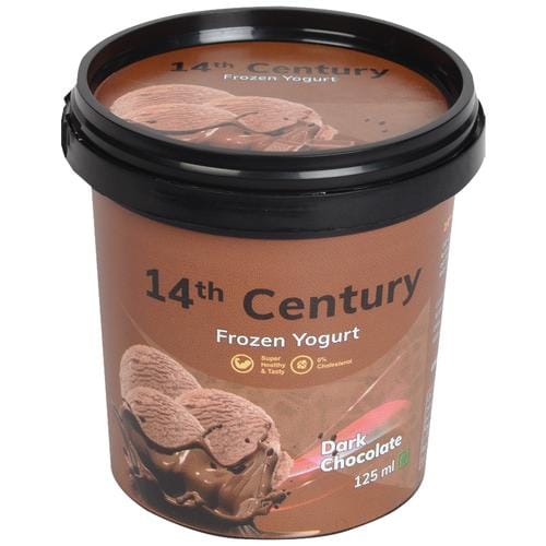 14Th Century Frozen Yogurt, Dark Chocolate, 125 Ml