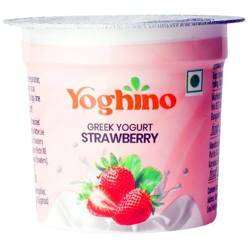 Yoghino Greek Yogurt Strawberry 90G