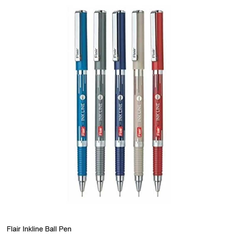 Flair Inkline Ball Point Pen, Blue Ink 0.6 mm Point