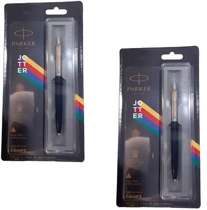 Parker Jotter Standard Gt Ballpoint Pen Ball Pen (Pack Of 2, Blue)