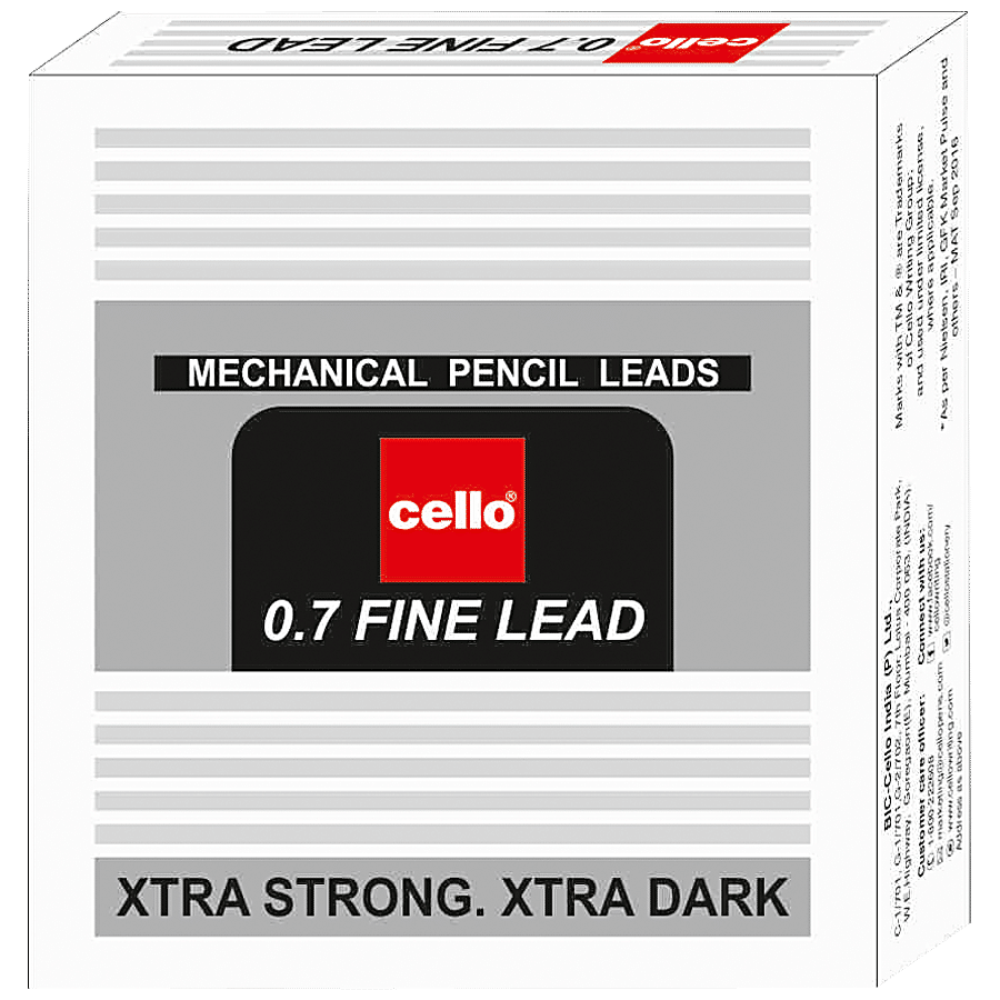 Bic Cello Mechanical Pencil Leads - 0.7 Mm, 10 Pcs Box